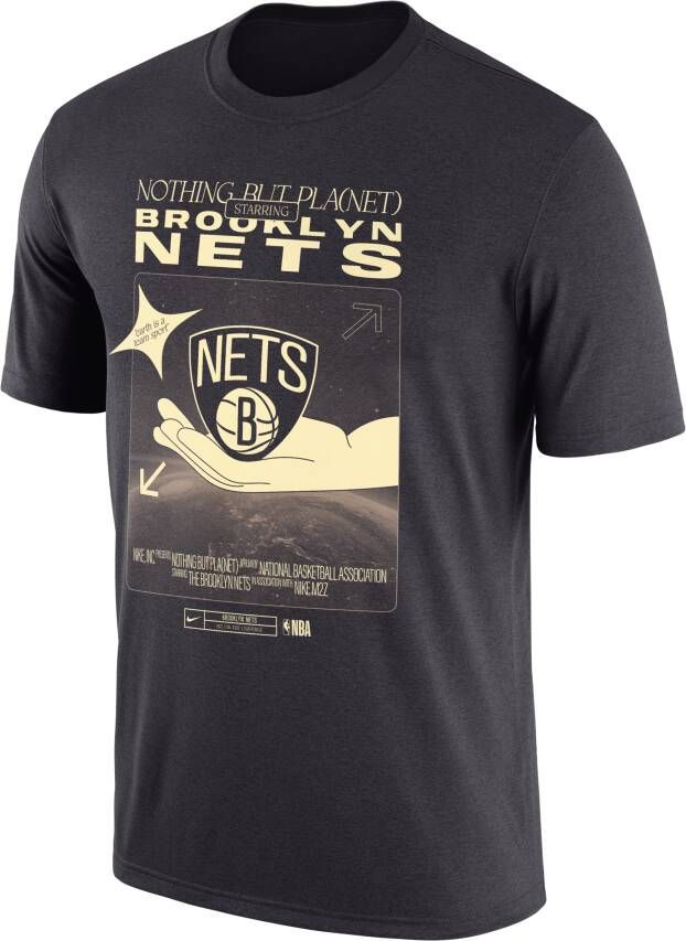Nike Brooklyn Nets NBA-herenshirt Grijs