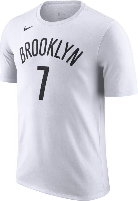 Nike Kevin Durant NBA Tee Brooklyn Nets White Heren