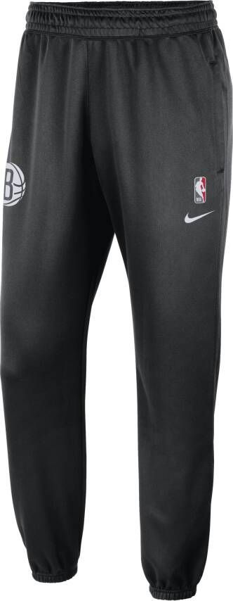 Nike Brooklyn Nets Spotlight NBA-herenbroek met Dri-FIT Zwart