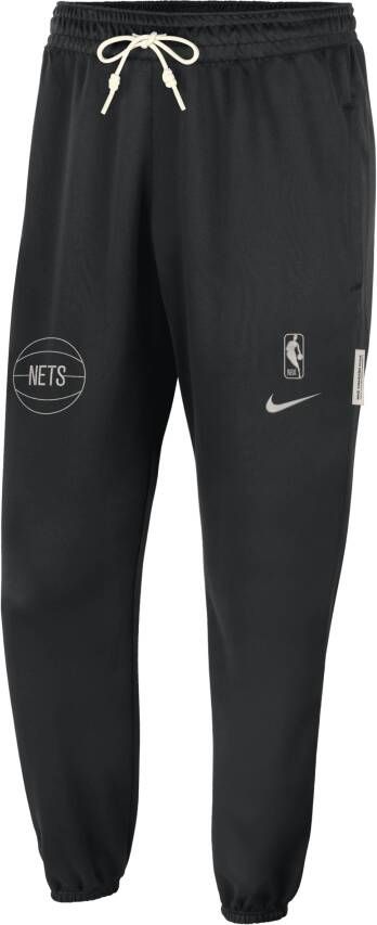 Nike Brooklyn Nets Standard Issue NBA-herenbroek met Dri-FIT Zwart