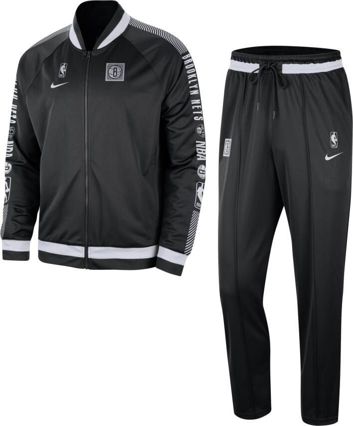 Nike Brooklyn Nets Starting 5 Dri-FIT NBA-trainingspak voor heren Zwart