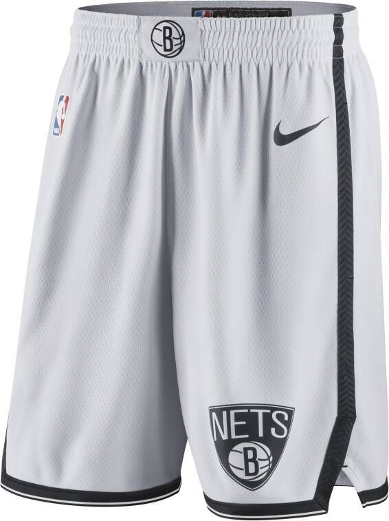 Nike Brooklyn Nets Swingman NBA-herenshorts Wit