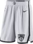 Nike Basketball Swingman Shorts Brooklyn Nets Style White Heren - Thumbnail 1