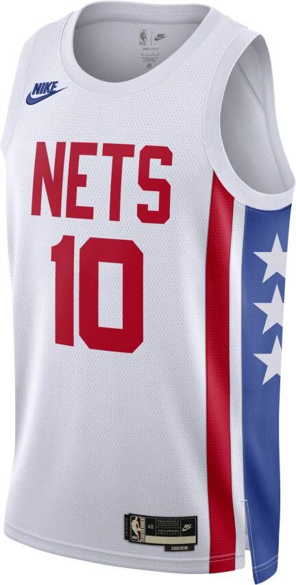 Nike Brooklyn Nets Swingman NBA-jersey met Dri-FIT Wit