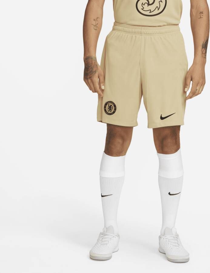 Nike Chelsea FC 2022 23 Stadium Derde Dri-FIT voetbalshorts voor heren Bruin