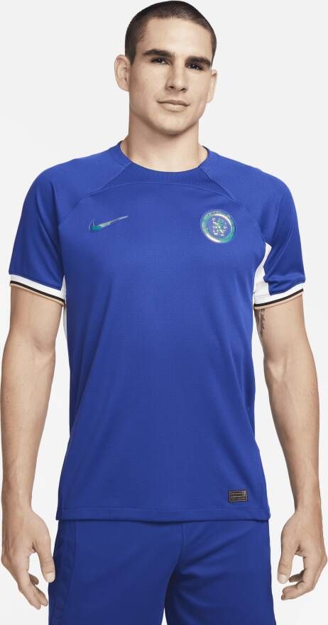 Nike Chelsea FC 2023 24 Stadium Thuis Dri-FIT voetbalshirt voor heren Blauw