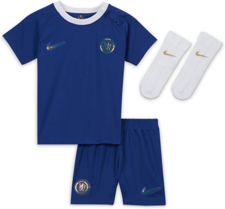 Nike Chelsea FC 2023 24 Thuis Dri-FIT driedelig tenue voor baby's peuters Blauw