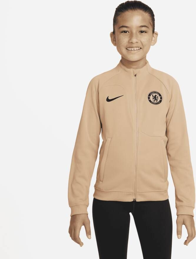 Nike Chelsea FC Academy Pro Knit voetbaljack voor kids Bruin