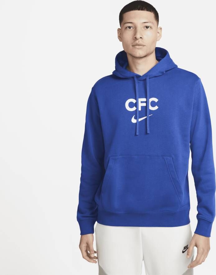 Nike Chelsea FC Club Fleece Hoodie voor heren Blauw