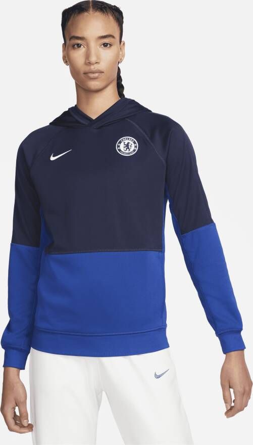 Nike Chelsea FC Dri-FIT hoodie voor dames Blauw