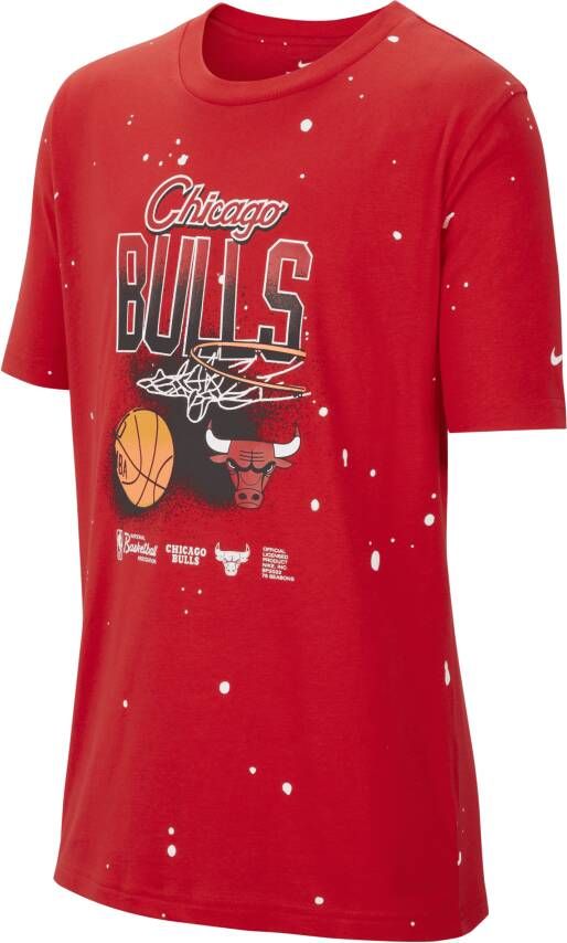 Nike Chicago Bulls Courtside NBA-shirt voor kids Rood