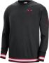 Nike Chicago Bulls Courtside NBA-sweatshirts van fleece voor heren Zwart - Thumbnail 2