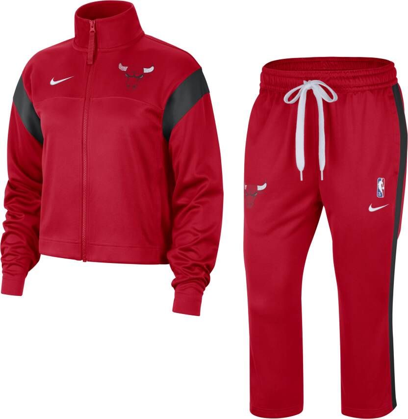 Nike Chicago Bulls Tracksuit NBA Courtside Collection Red Dames