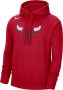 Nike Chicago Bulls NBA-fleecehoodie voor heren Rood - Thumbnail 1
