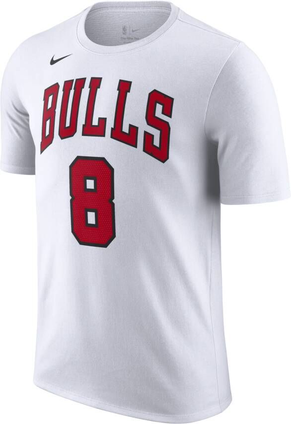 Nike Chicago Bulls NBA Tee Zach Lavine White Heren