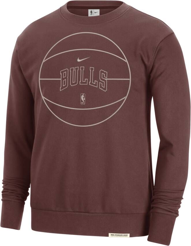 Nike Chicago Bulls Standard Issue Dri-FIT NBA-sweatshirt voor heren Bruin