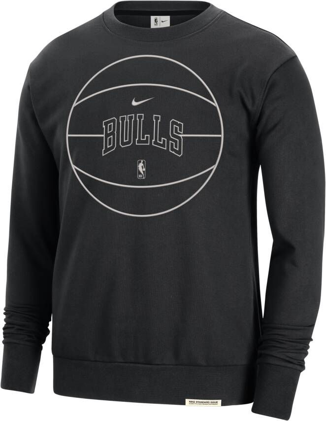 Nike Chicago Bulls Standard Issue Dri-FIT NBA-sweatshirt voor heren Zwart