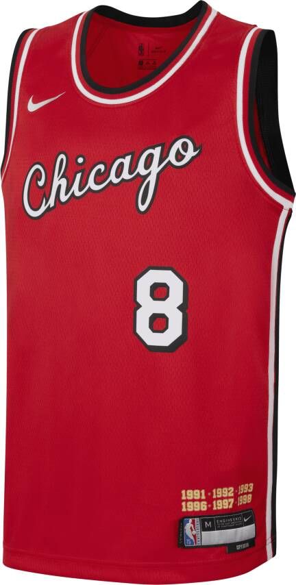 Nike Chicago Bulls Swingman NBA-jersey met Dri-FIT voor kids Rood
