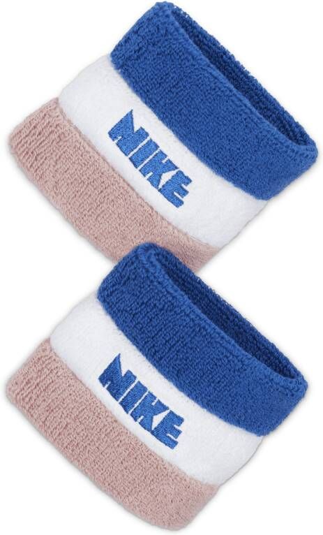 Nike Circa 72 Polsbandjes van badstof (2 stuks) Wit