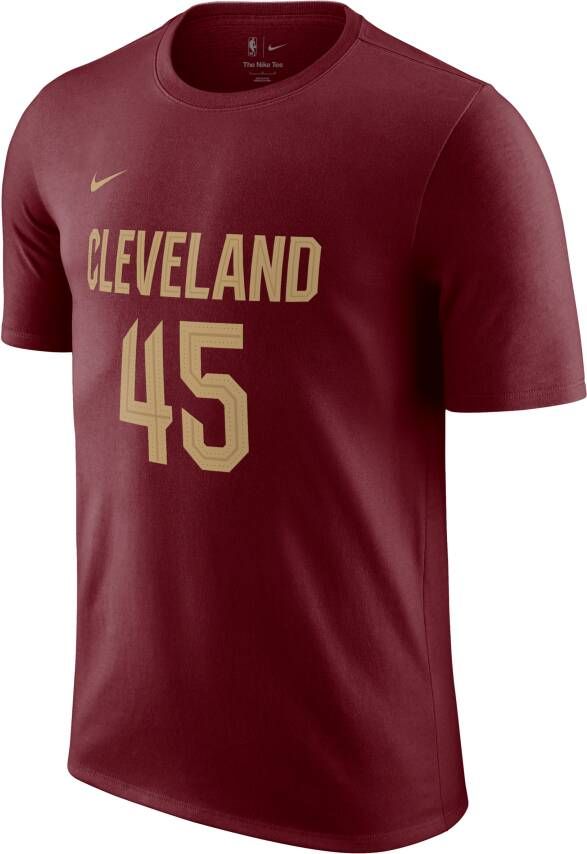 Nike NBA Essential Tee Mitchell Cleveland Cavaliers Brown Heren