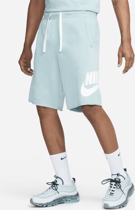 Nike Club Alumni Herenshorts van sweatstof Groen
