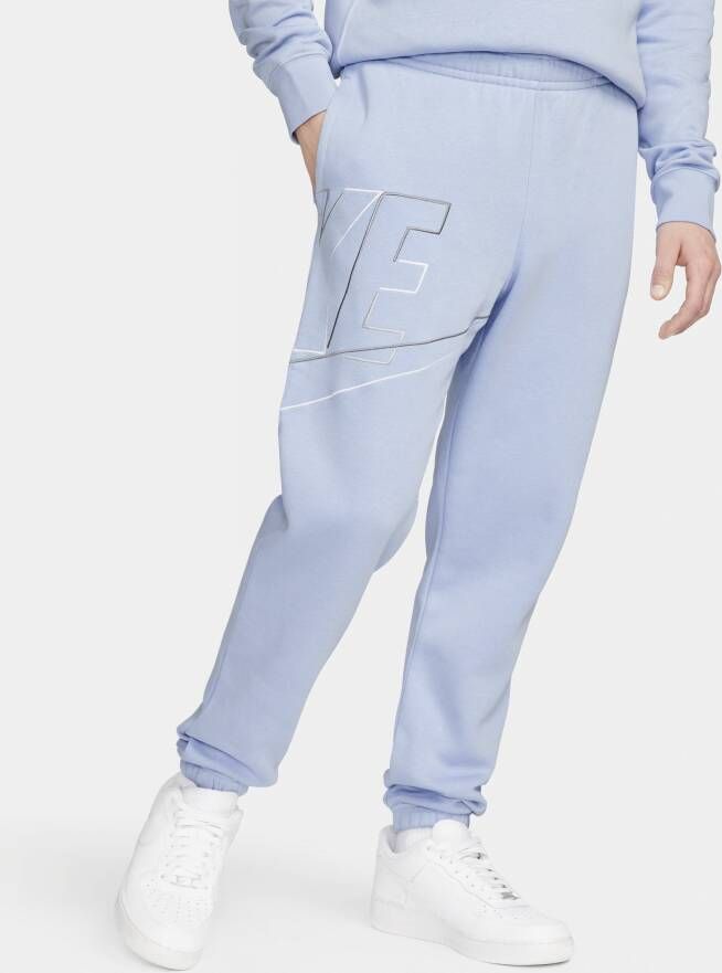 Nike Club Fleece+ Geborstelde herenbroek Blauw