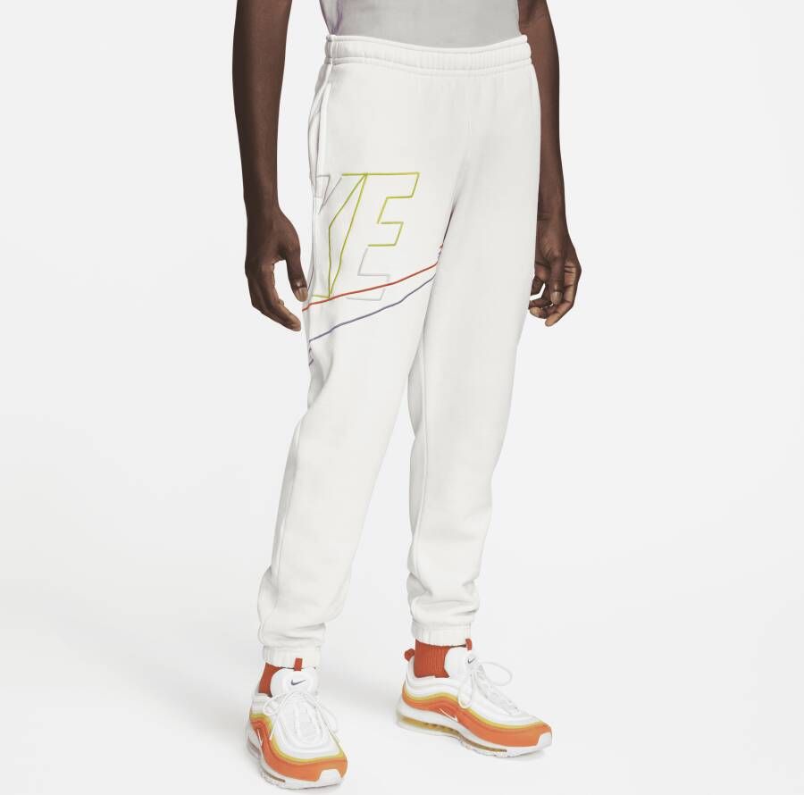 Nike Club Fleece+ Geborstelde herenbroek Grijs