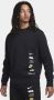 Nike Club Fleece+ Geborstelde herentop met ronde hals Zwart - Thumbnail 2