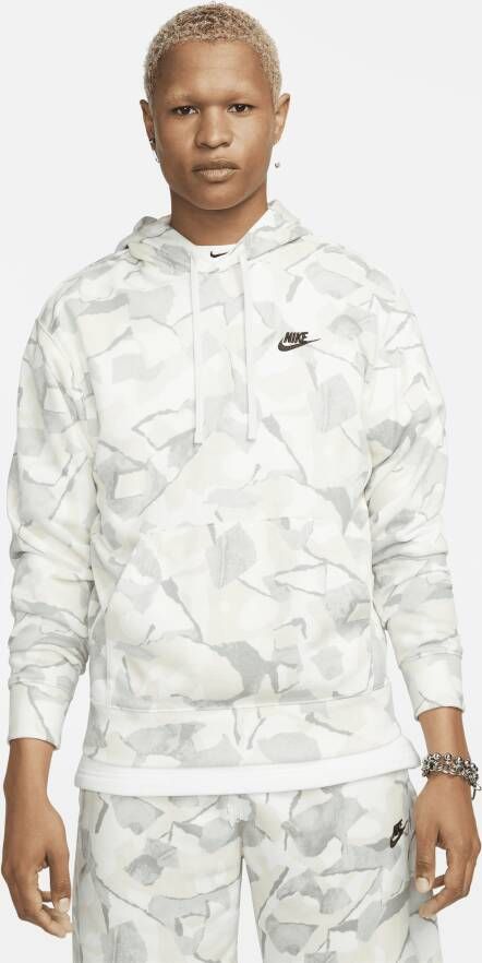 Nike Club Fleece hoodie van sweatstof voor heren Grijs