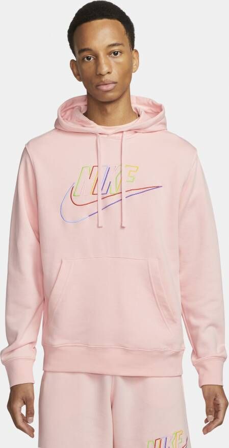 Nike Club Fleece hoodie van sweatstof voor heren Roze