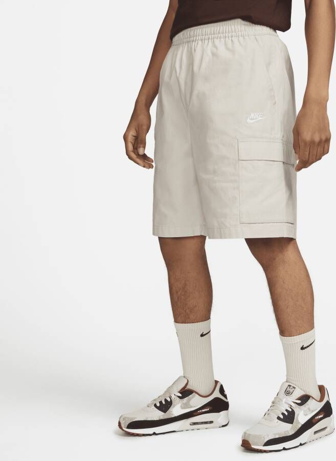 Nike Club Woven Cargo Shorts Sportshorts Kleding orewood brn white maat: XL beschikbare maaten:XL