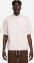 Nike Club Herentop met korte mouwen en knoopsluiting Roze - Thumbnail 1