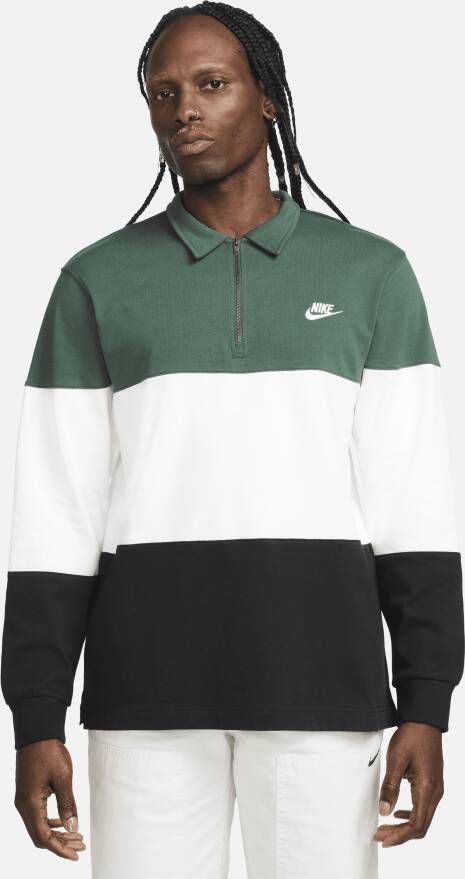 Nike Colorblock Langarm Poloshirt Multicolor Heren