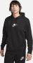 Nike Club hoodie van sweatstof voor heren Zwart - Thumbnail 1