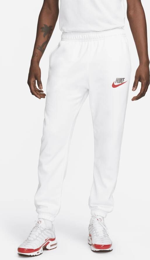 Nike Club joggingbroek van sweatstof voor heren Wit