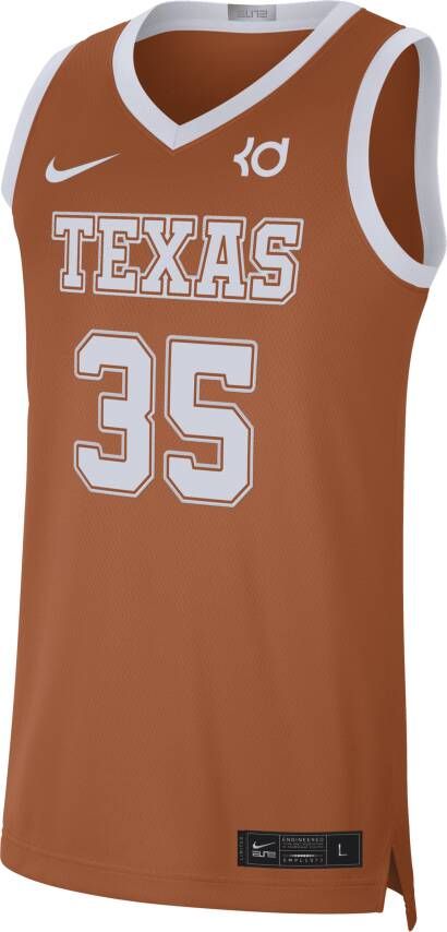 Nike College Dri-FIT (Texas) (Kevin Durant) Limited jersey voor heren Oranje