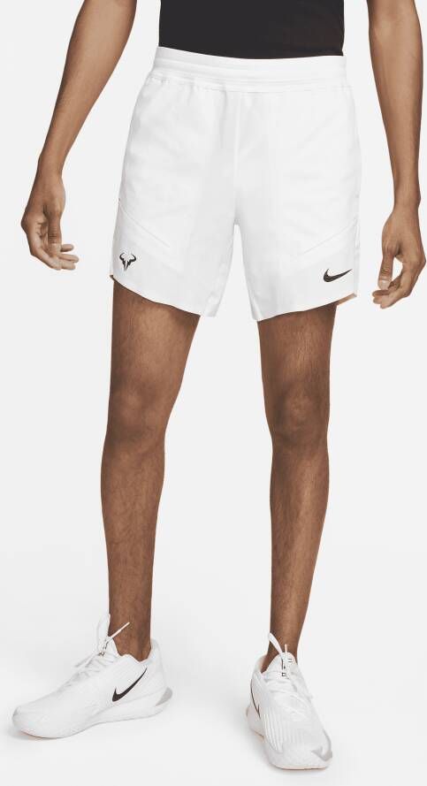 Nike Court Dri-FIT ADV Rafa Tennisshorts voor heren (18 cm) Wit