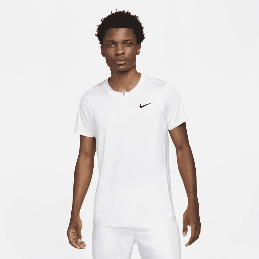 Nike Court Dri-FIT Advantage Tennispolo voor heren Wit