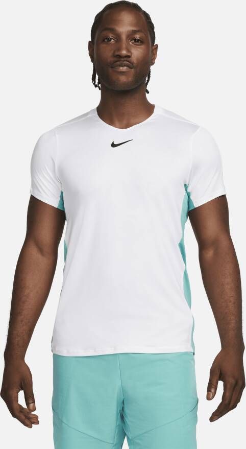 Nike Court Dri-FIT Advantage Tennistop voor heren Wit