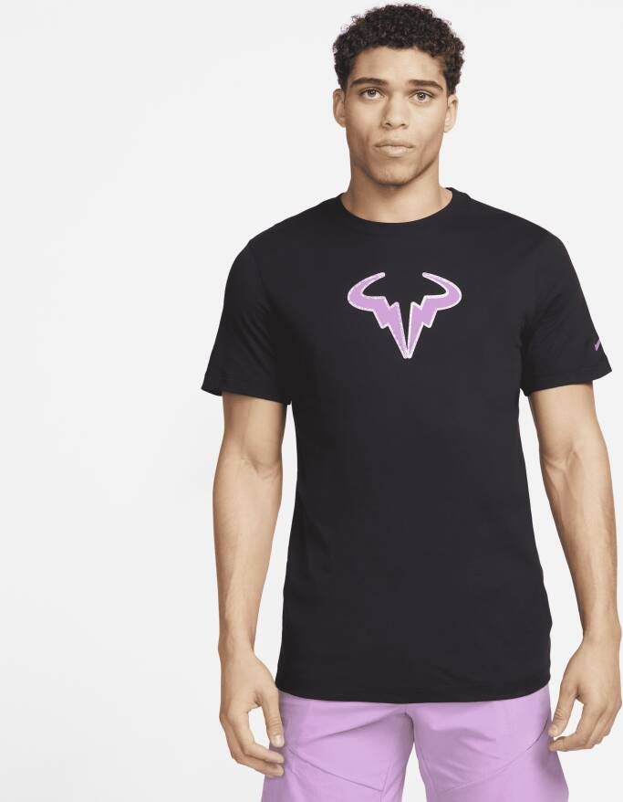 Nike Court Dri-FIT Rafa Tennisshirt voor heren Zwart