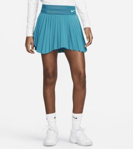Nike Court Dri-FIT Slam Tennisrok Blauw
