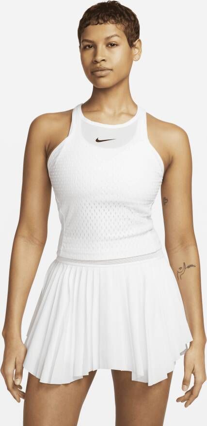 Nike Court Dri-FIT Slam Tennistanktop voor dames Wit