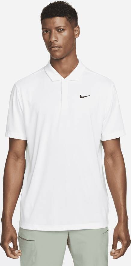 Nike Heren Court Dri-Fit Polo Dh0857 White Heren