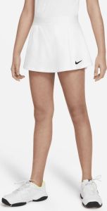 Nike Court Dri-FIT Victory Tennisrok voor meisjes Wit