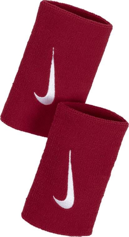 Nike Court Premier Extra brede tennispolsbandjes Rood