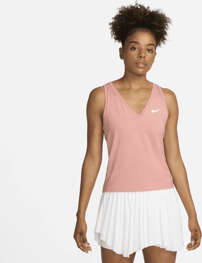 Nike Court Victory Tennistanktop voor dames Roze