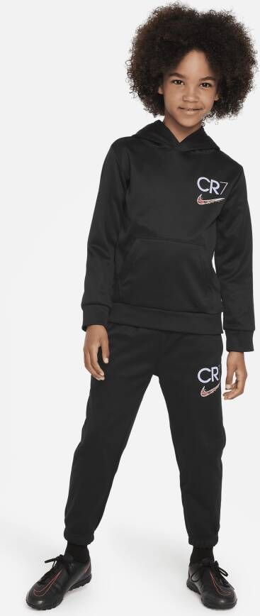 Nike CR7 Dri-FIT Set met hoodie en joggingbroek voor kleuters Zwart