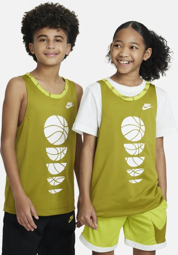Nike Culture of Basketball Omkeerbare basketbaljersey voor kids Groen