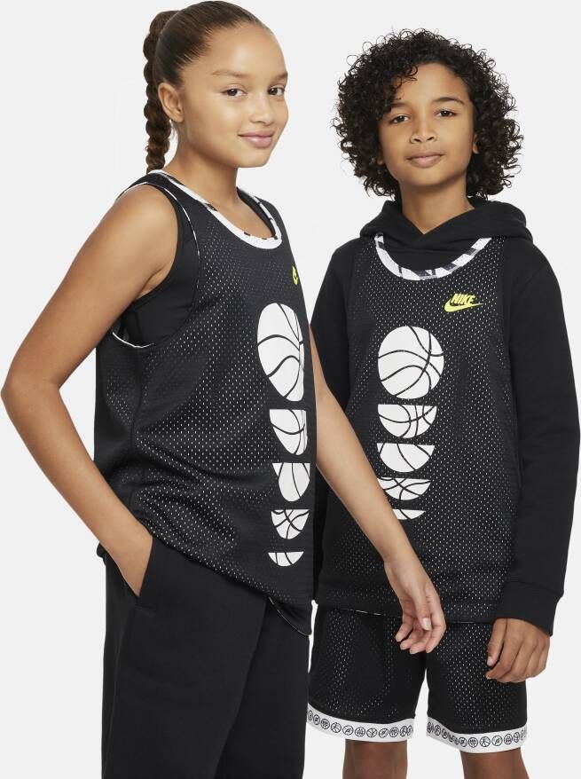 Nike Culture of Basketball Omkeerbare basketbaljersey voor kids Zwart