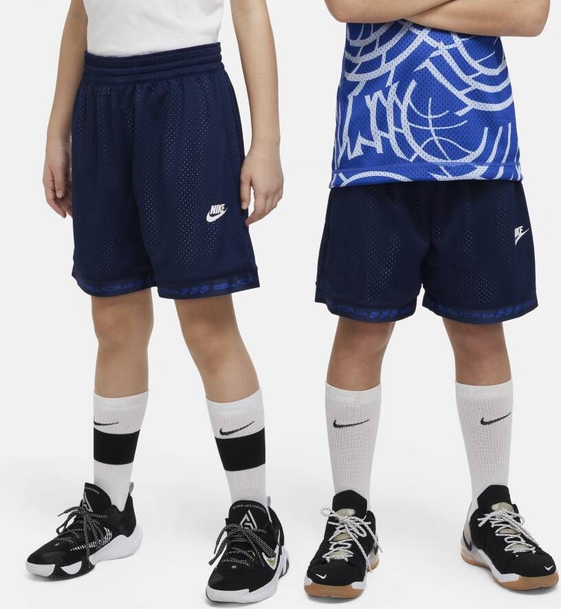 Nike Culture of Basketball Omkeerbare basketbalshorts voor kids Blauw